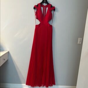 Elegant Red Evening Gown